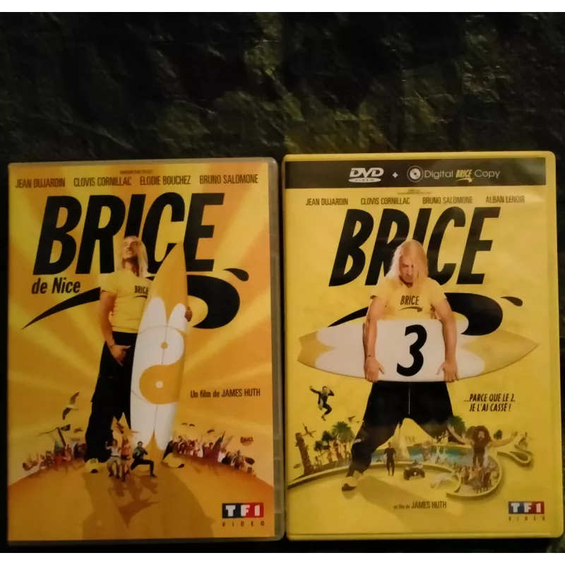 Brice de Nice Pack 2 Films 3 DVD Jean Dujardin
