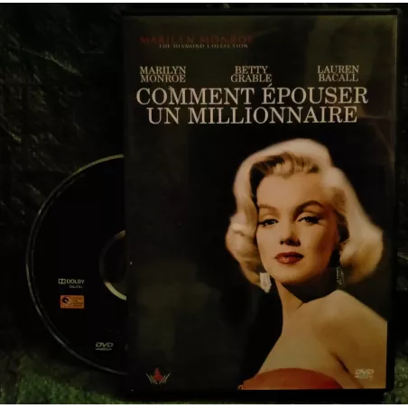 DVD Comment épouser un millionnaire - Negulesco Monroe Bacall Film 1953
