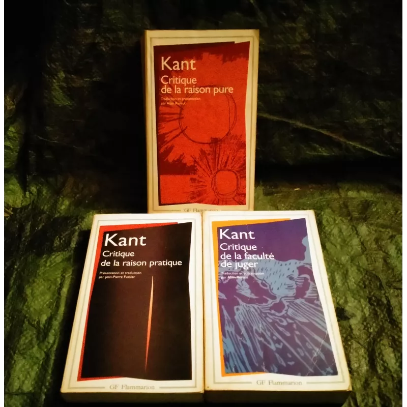 Critique de Kant Pack Trilogie 3 Livres
