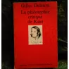 La philosophie critique de Kant - Gilles Deleuze - Livre