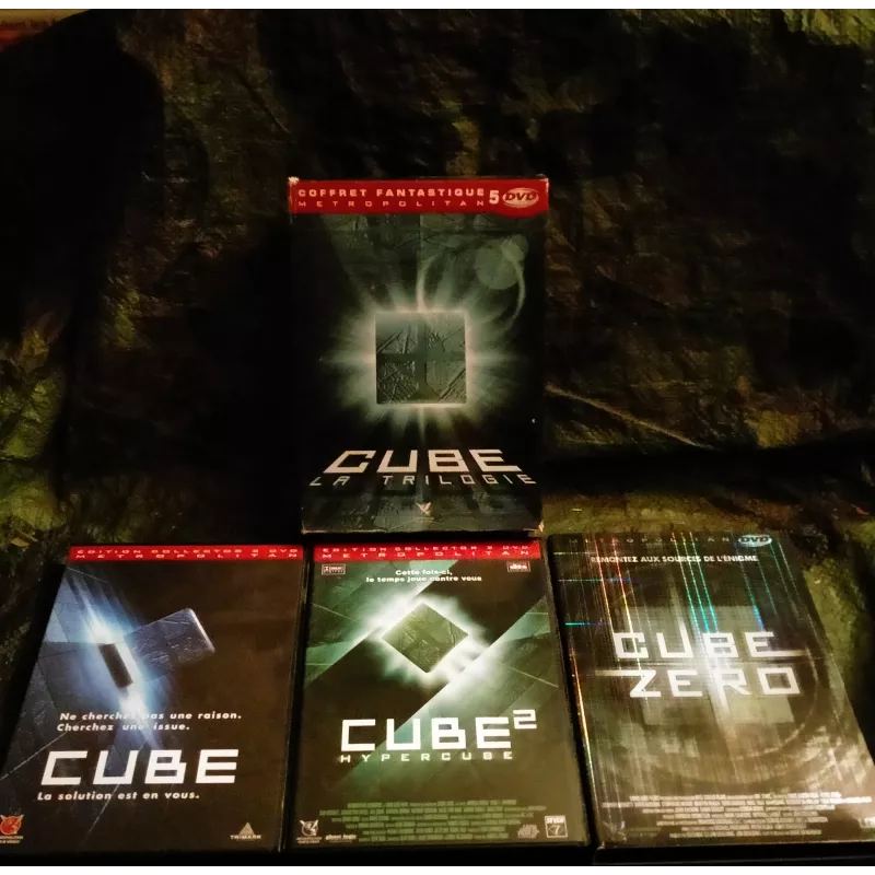 Cube Coffret Trilogie 3 Films DVD Vincenzo Natali