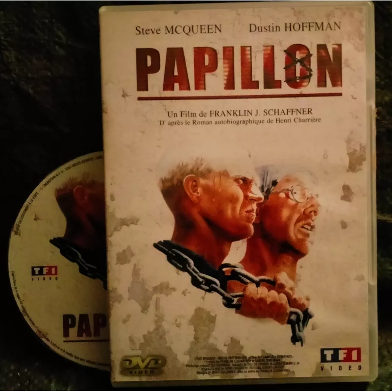 DVD Papillon - Schaffner McQueen Hoffman Film 1973