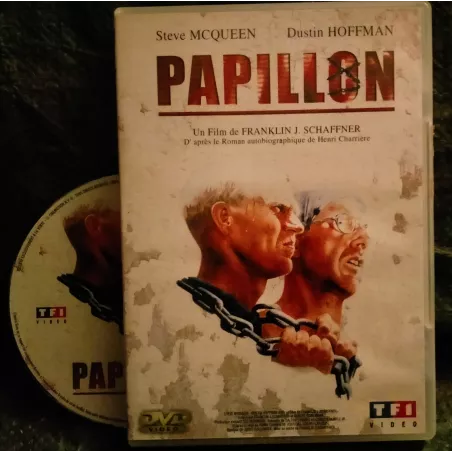 DVD Papillon - Schaffner McQueen Hoffman Film 1973