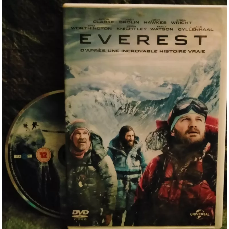 DVD Everest - Kormákur Gyllenhaal Brolin Film 2015