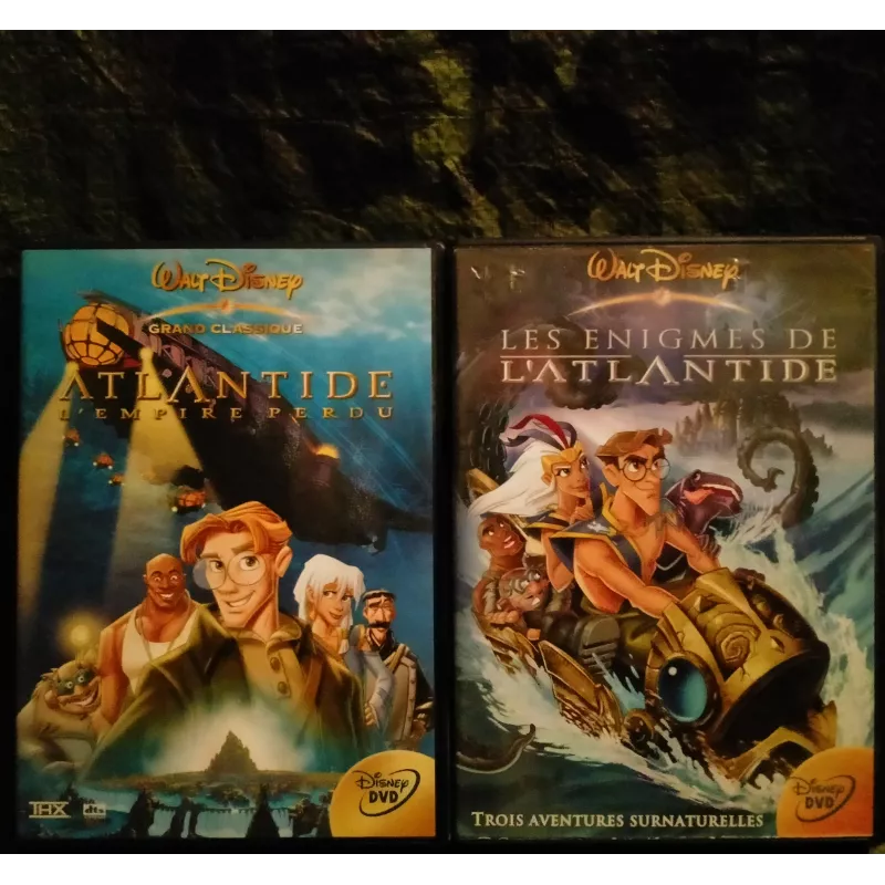 Atlantide Pack 2 Films DVD Animation Walt Disney