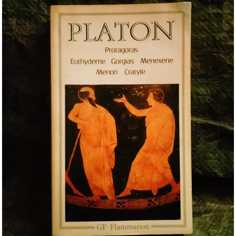Livre Protagoras + Euthydème + Gorgias + Menexène + Ménon + Cratyle - Platon Flammarion