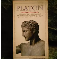 Livre Premiers Dialogues - Platon Flammarion Second Alcibiade Hippias Mineur Eutyphron Lachès