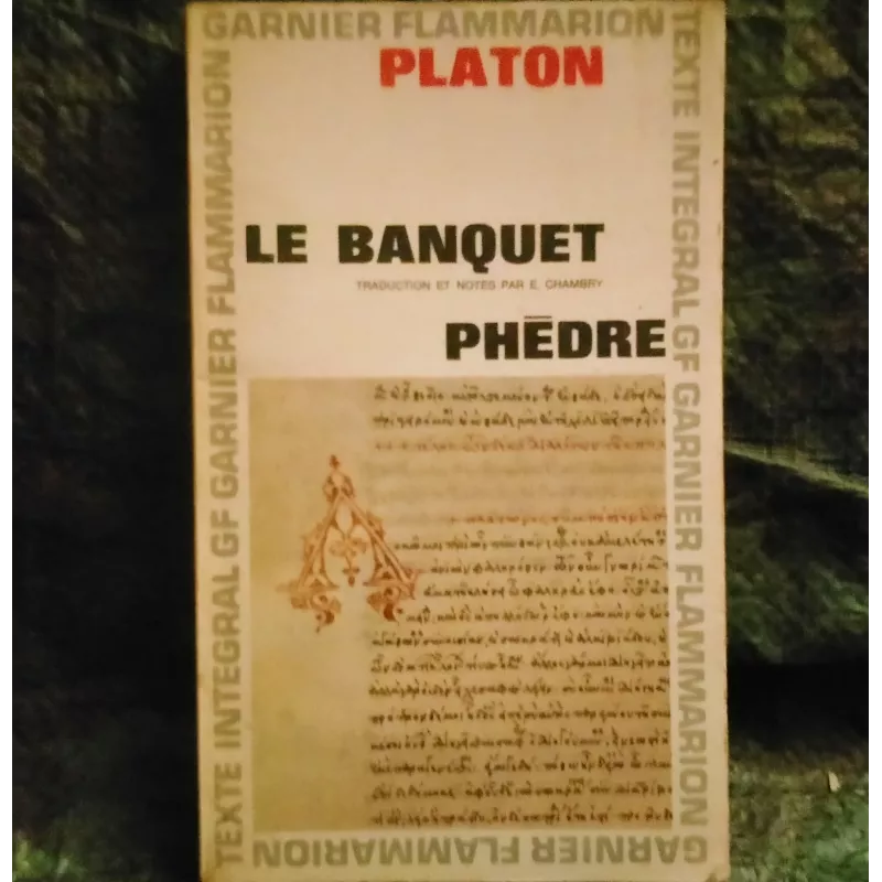 Livre Le Banquet + Phèdre - Platon Livre Garnier Flammarion
