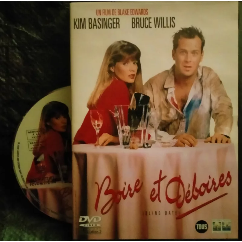 Boire et déboires - Blake Edwards - Bruce Willis - Kim Basinger - Film DVD 1987