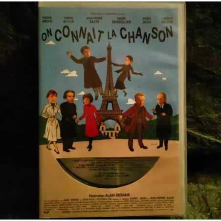On connait la chanson - Resnais - Jaoui - Dussollier - Wilson - Bacri - Arditi - Azéma  Film Coffret DVD + VHS 1997