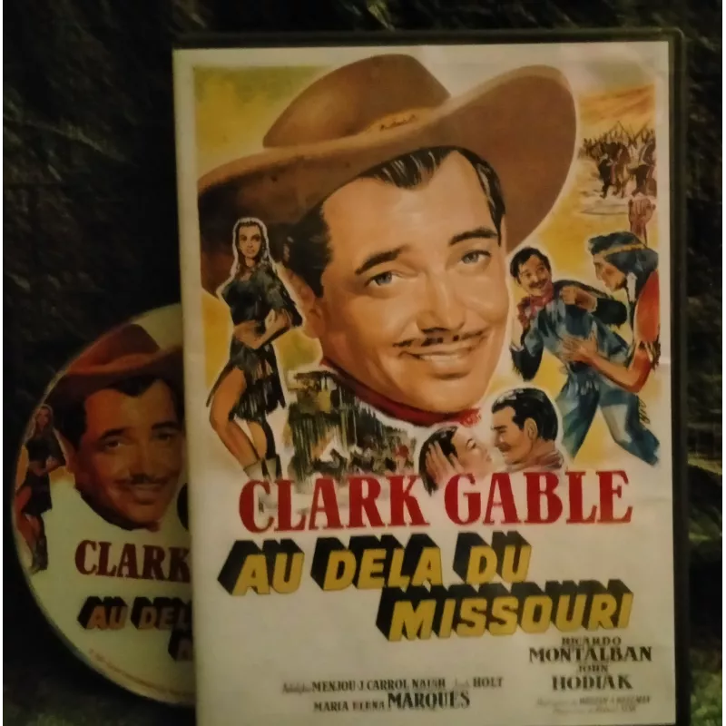 Au delà du Missouri - Wellman Clark Gable Film DVD VF 1951