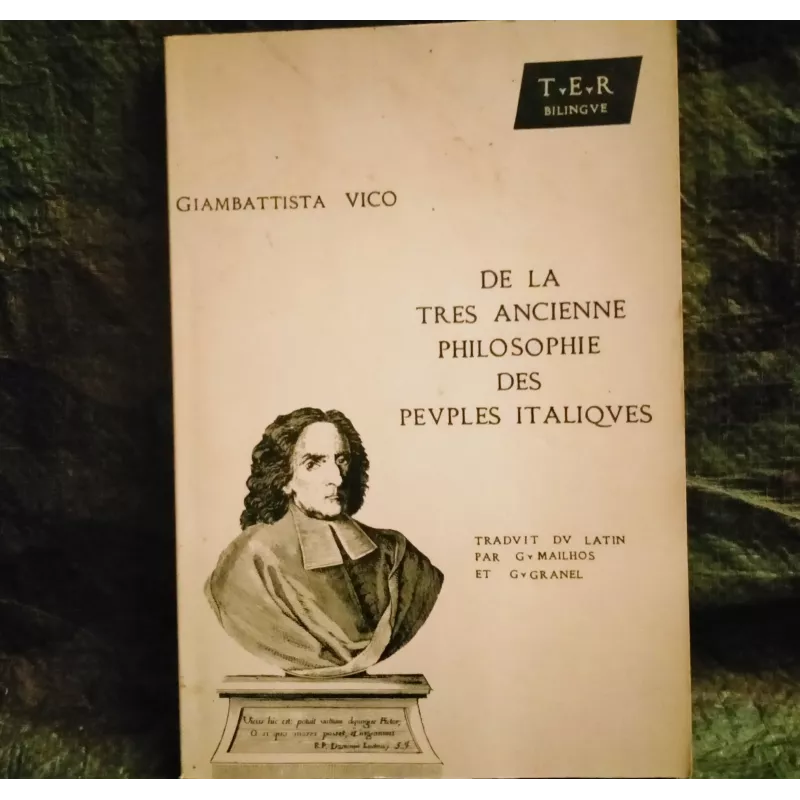 Livre De la très ancienne philosophie des peuples italiques - Giambattista Vico