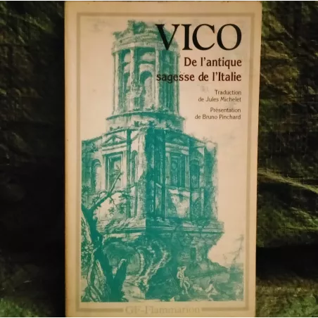 Livre De l'Antique sagesse de l'Italie - Giambattista Vico