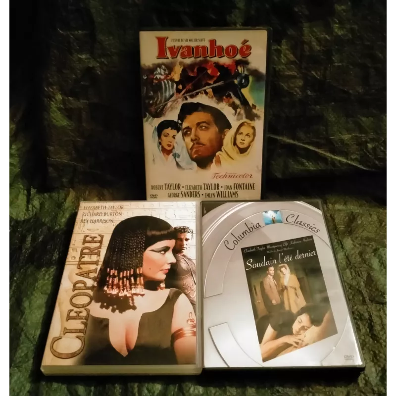 Elizabeth Taylor Pack 3 Films 4 DVD