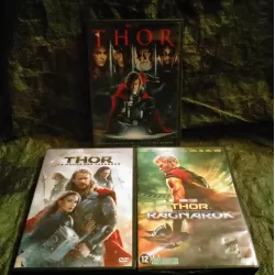 DVD Thor Pack 3 Films Hemsworth Portman Hopkins le monde des ténèbres Ragnarok