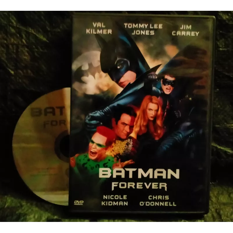 DVD Batman Forever - Schumacher Kilmer Carrey Lee Jones Kidman Film 1995