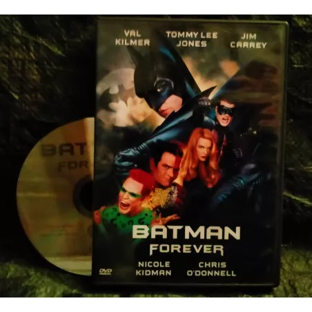 DVD Batman Forever - Schumacher Kilmer Carrey Lee Jones Kidman Film 1995