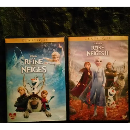 La reine des neiges 1 et 2 - Pack 2 Films DVD