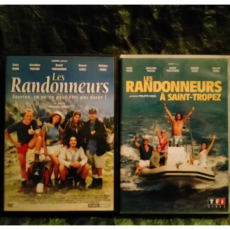 Les Randonneurs Pack 2 Films DVD Viard - Poelvoorde - Elbaz