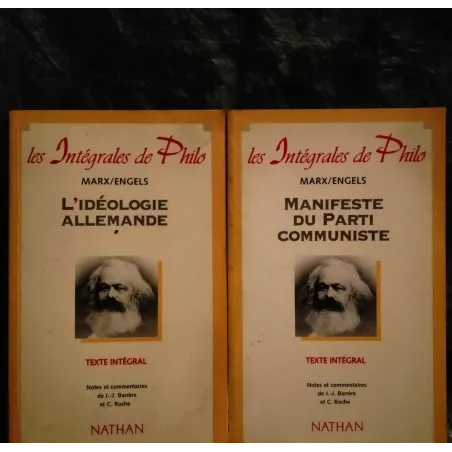 Marx et Engels Pack 2 Livres