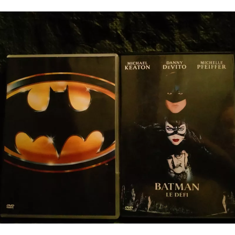 DVD Batman Pack 2 Films Burton Nicholson Keaton Pfeiffer