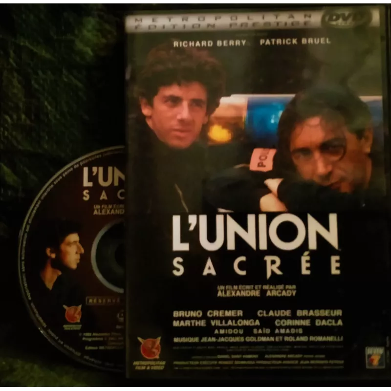 L'union sacrée - Alexandre Arcady - Richard Berry - Patrick Bruel - Bruno Cremer  Film DVD 1989
