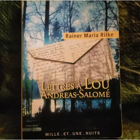 Livre Lettres à Lou Andreas-Salomé - Rainer Maria Rilke