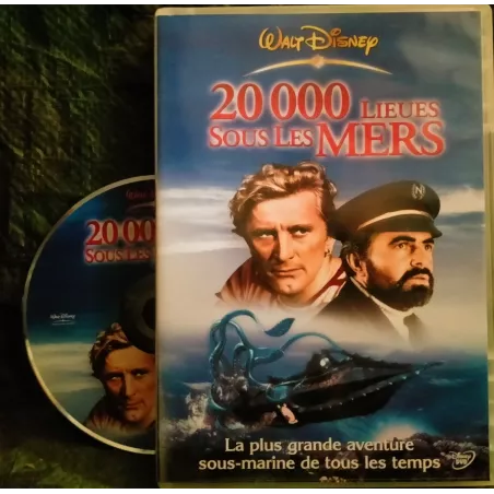DVD Vingt mille lieues sous les mers - Fleischer Kirk Douglas Mason Film 1954 Walt Disney