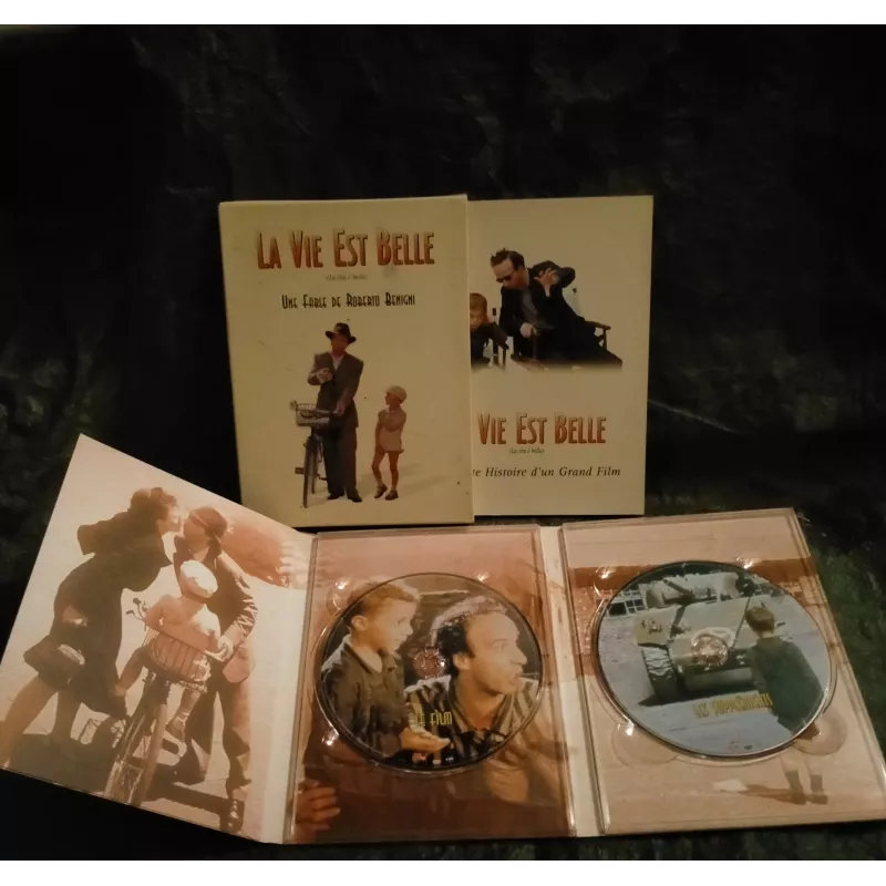 La vie est belle - Roberto Benigni  Film Coffret 2 DVD + Livret 1997