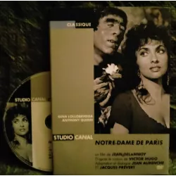 DVD Notre-dame de Paris - Delannoy Lollobrigida Quinn Victor Hugo Film 1956