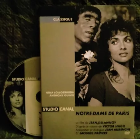 DVD Notre-dame de Paris - Delannoy Lollobrigida Quinn Victor Hugo Film 1956