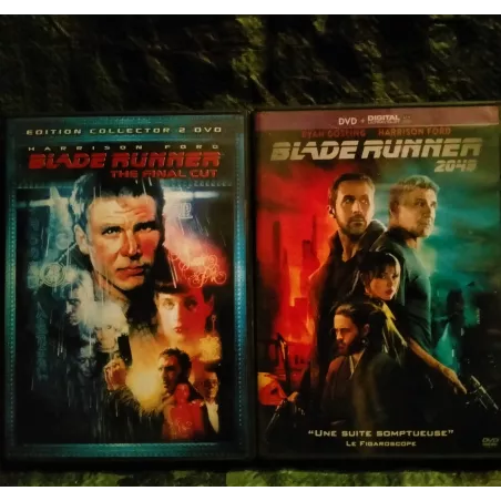 Blade Runner Pack 2 Films DVD VF Ridley Scott Harrison Ford Hauer