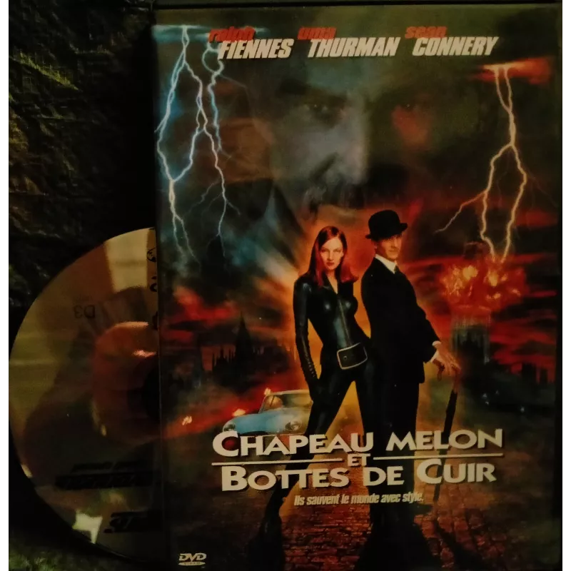 Chapeau melon et bottes de cuir - Sean Connery Fiennes Thurman Film DVD VF 1998