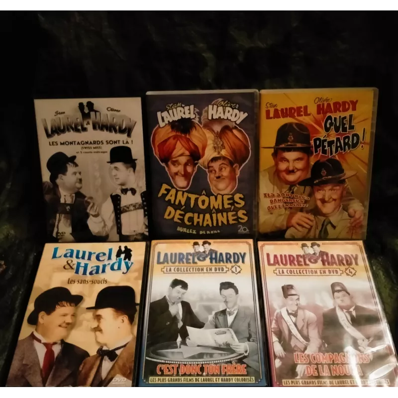 Laurel et Hardy Pack 6 Films DVD