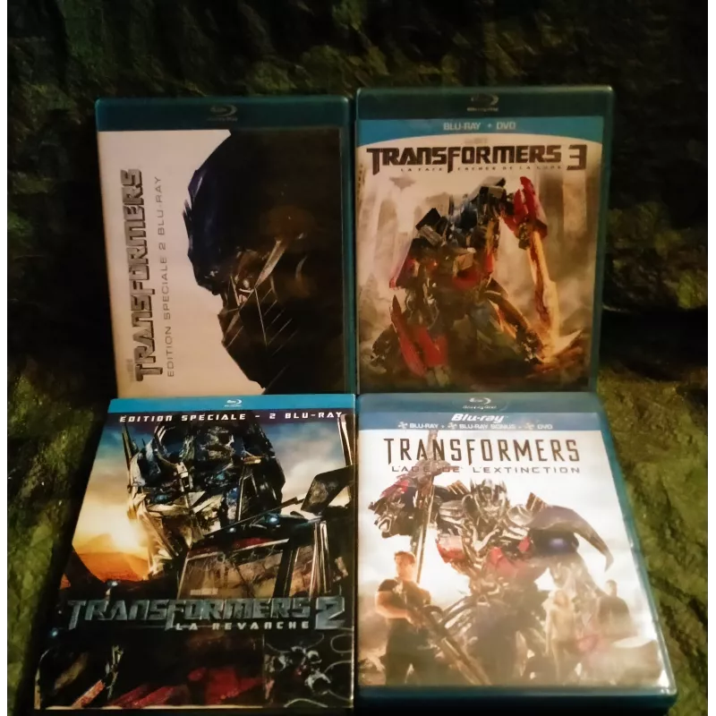Transformers Pack 4 Films 6 Blu-ray + 1 DVD Wahlberg