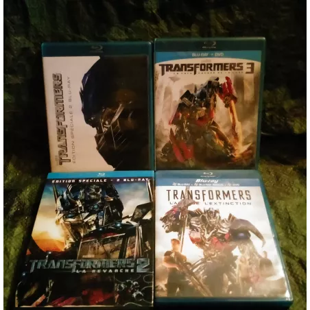 Transformers Pack 4 Films 6 Blu-ray + 1 DVD Wahlberg