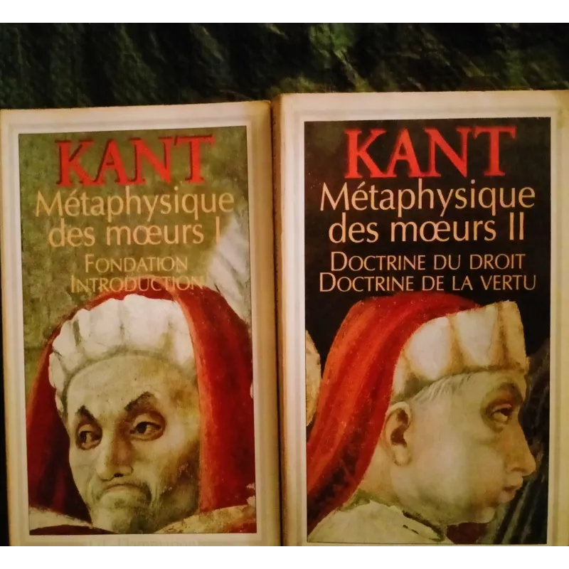 Métaphysique des Moeurs Pack 2 Livres Emmanuel Kant