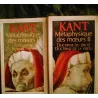 Métaphysique des Moeurs Pack 2 Livres Emmanuel Kant