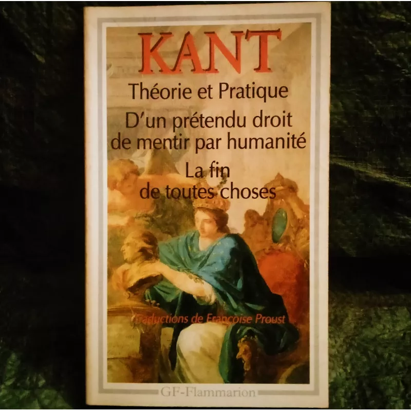 Théorie et Pratique - Emmanuel Kant Livre