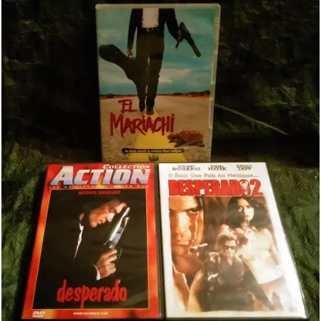 Desperado Pack Trilogie 3 Films DVD Banderas - Depp - Hayek