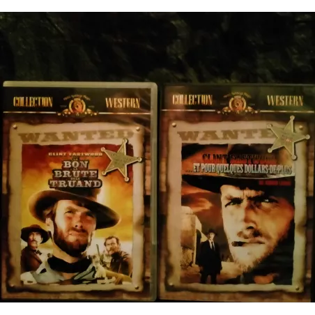 Clint Eastwood Pack 2 Films DVD VF Western Leone