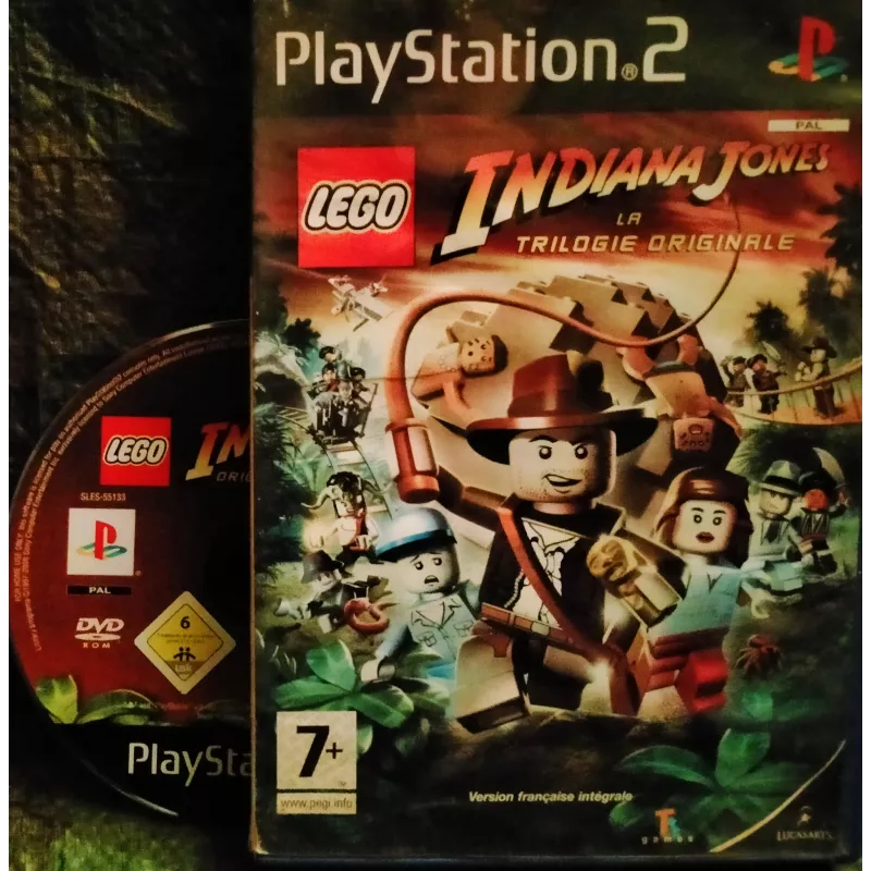 Indiana Jones la Trilogie officielle - Jeu Video PS2 Légo