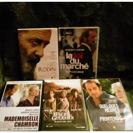 Vincent Lindon Pack 5 Films DVD