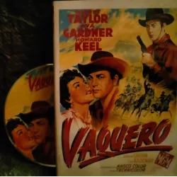 DVD Vaquero - Anthony Quinn Robert Taylor Ava Gardner Film 1953
