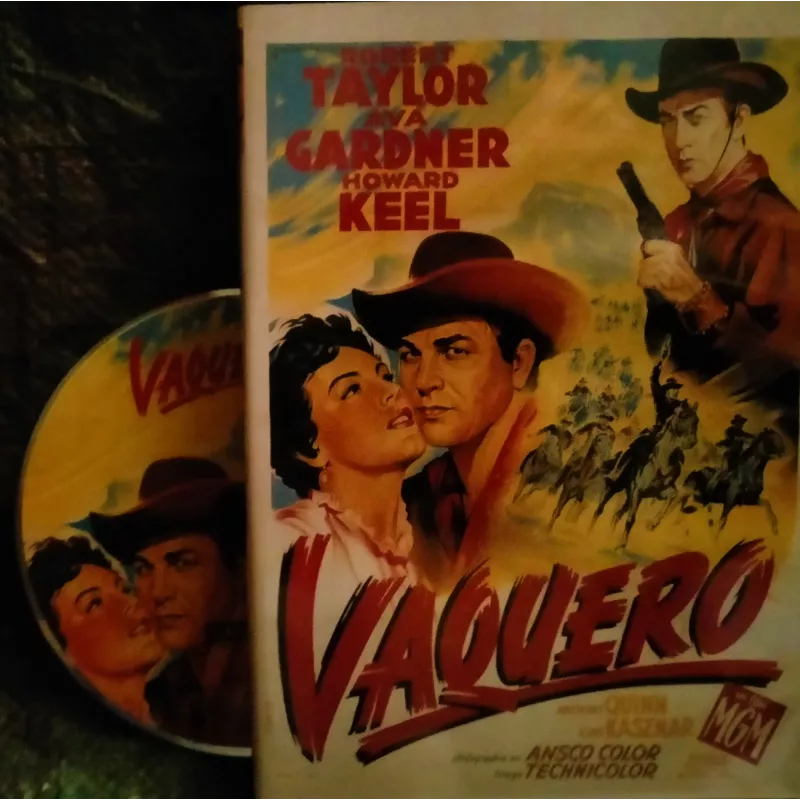 DVD Vaquero - Anthony Quinn Robert Taylor Ava Gardner Film 1953
