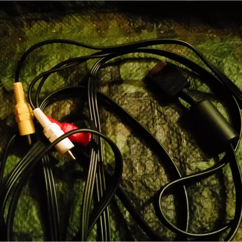 Câble AV / RCA pour Console PS1 - PS2 - PS3