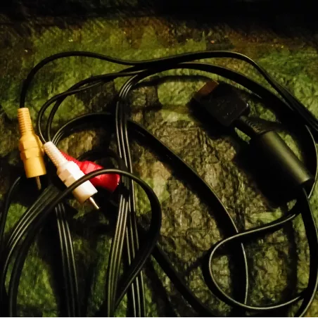 Câble AV / RCA pour Console PS1 - PS2 - PS3