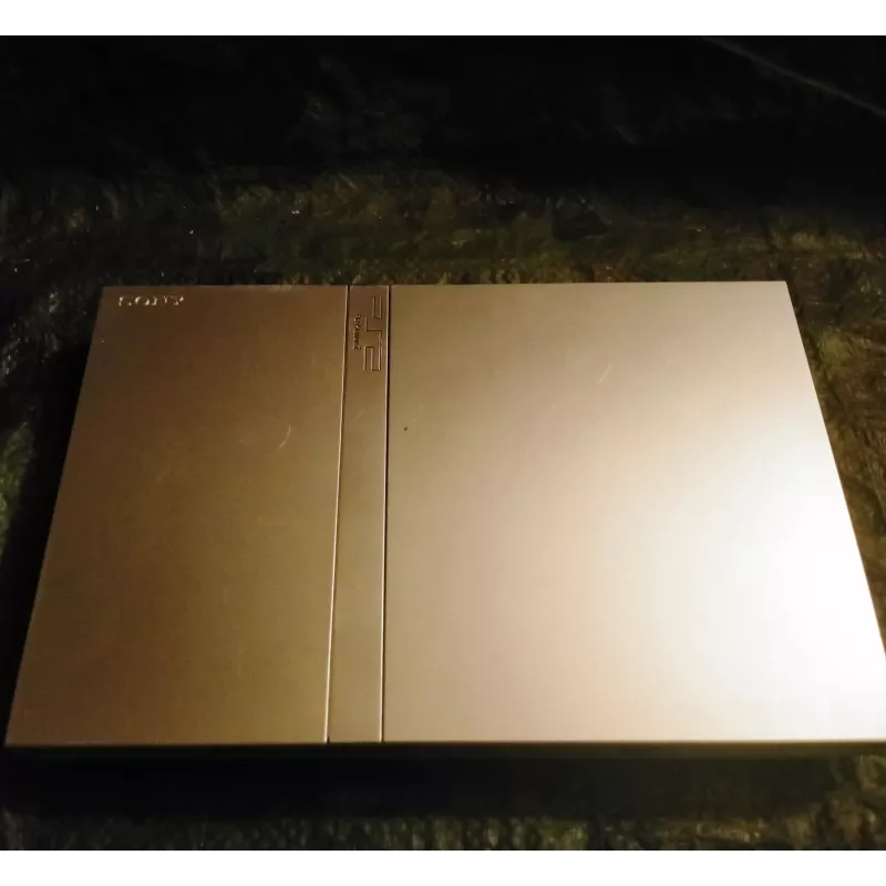 Console PS2 Slim argentée