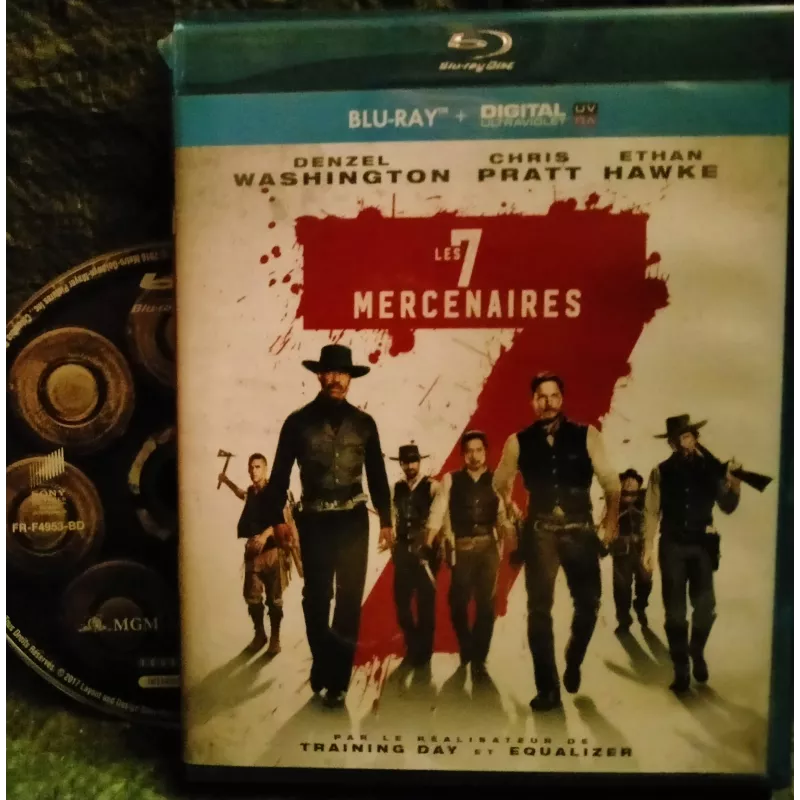 Les 7 Mercenaires - Antoine Fuqua - Denzel Washington - Chris Pratt - Ethan Hawke  Film Blu-ray 2016