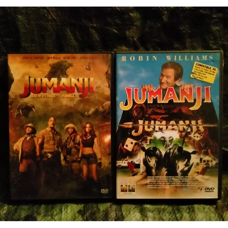 Jumanji + Jumanji : bienvenue dans la jungle - Pack 2 Films DVD Robin Williams